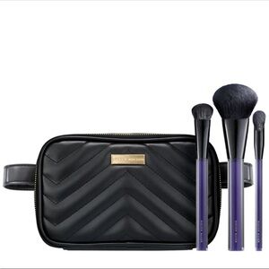 Kevin Aucoin Belt Bag Concealer brush & Powder Highlighter & Bronzer Brush set